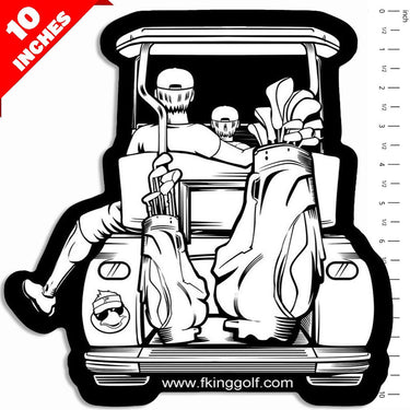 Dad & Son Golf Cart Car Decal